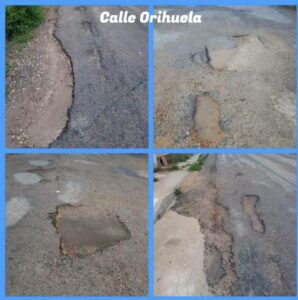 Calle Orihuela en Orihuela Costa
