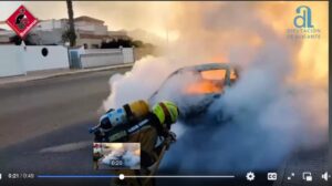 Bomberos de Alicante apagan el incendio
