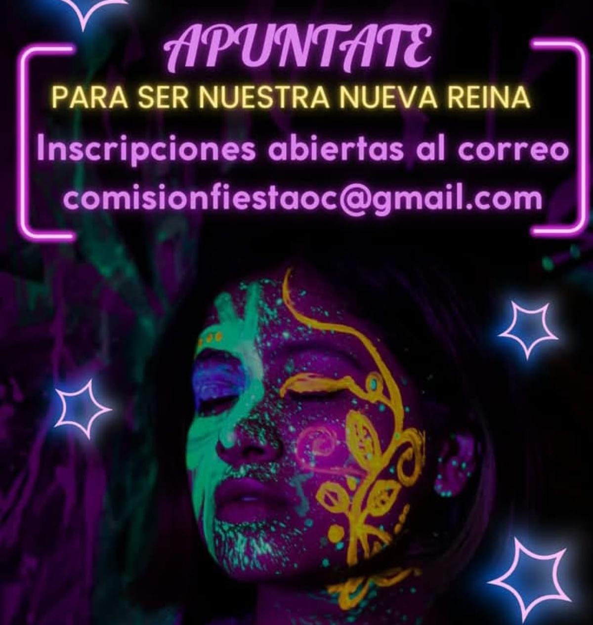 Cartel anunciador para Reina Orihuela Costa 2025
