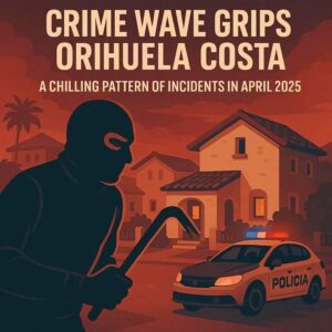 Crime Wave grips Orihuela Costa
