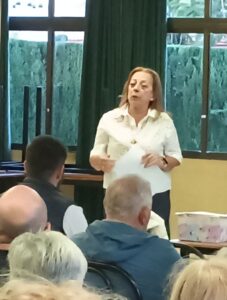 La nueva presidenta de Unidos esboza su plan de trabajo ante los socios.